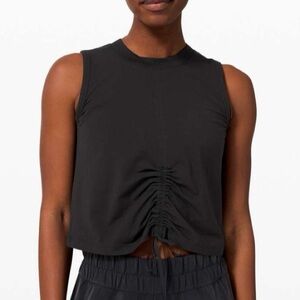 Black lululemon cinch me up tank
